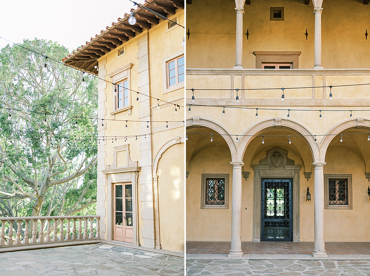 More angles from the courtyard of the Villa del Sol d'Oro