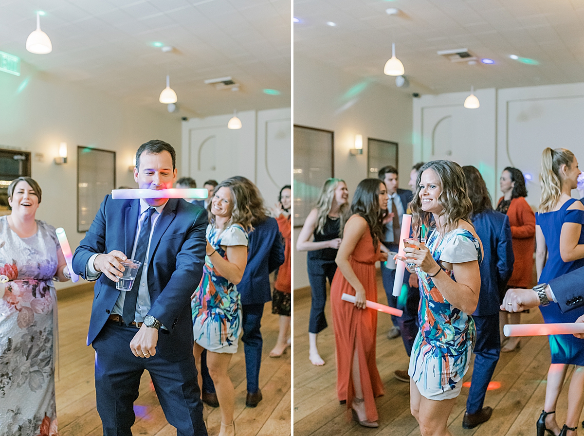 guests dancing at the couple's Villa & Vine Wedding