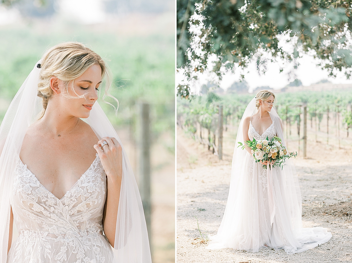A stunning bride wearing a dress she purchased from one of our favorite Bridal Boutiques in Los Angeles
