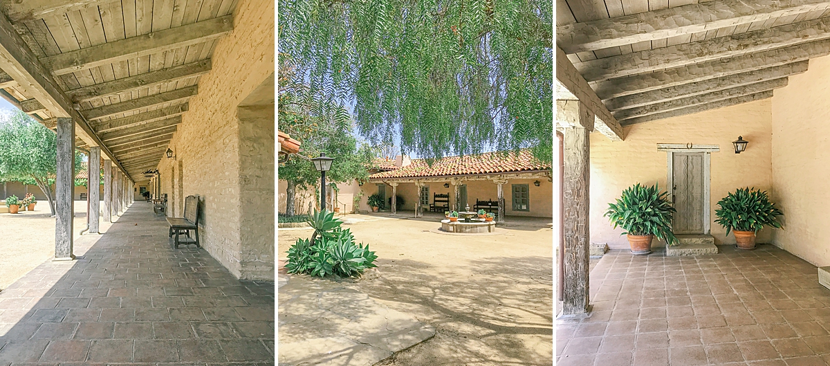 The bridal suite and other areas outside the Santa Barbara Historical Museum