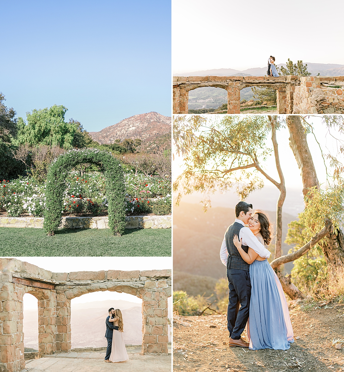 Intimate Estates are incredible locations for Santa Barbara Engagement Photos