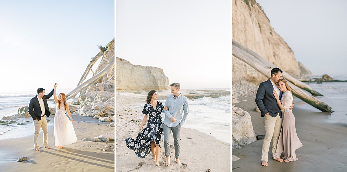 Hendry's Beach is perfect for Santa Barbara Engagement Photos